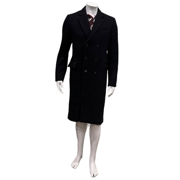 rag & bone Jackets & Coats Rag Bone Mens Black Wool Trench Over Coat Poshmark